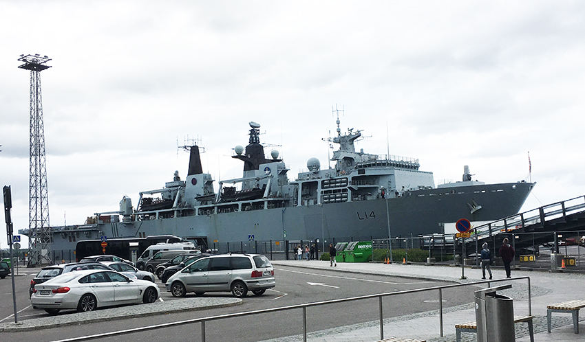 Luftanija britanike viziton sot Helsinkin