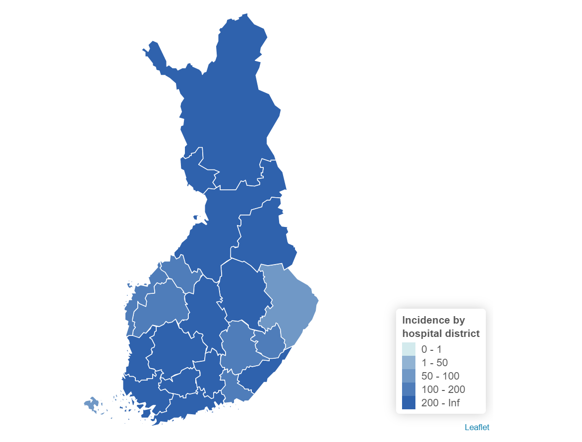 Kufizime të ndryshme po zbatohen në rajonet e Finlandës. Ja si kanë vendosur qeveria dhe autoritetet lokale